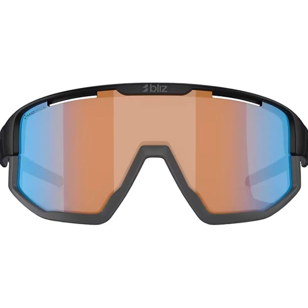 Occhiali da sole Bliz Fusion Small Matte Black ano Optics Nordic Light Coral Orange Blue Multi