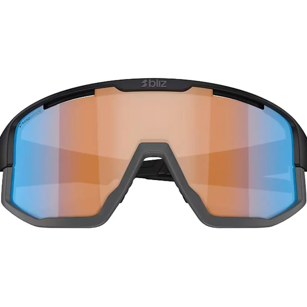 Occhiali da sole Bliz Fusion Small Matte Black ano Optics Nordic Light Coral Orange Blue Multi