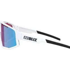 Occhiali da sole Bliz Fusion Small Matte White Nano Optics Nordic Light Begonia Violet Blue Multi