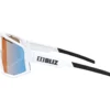 Occhiali da sole Bliz Fusion Small Matte White Nano Optics Nordic Light Coral Orange Blue Multi