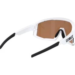 Occhiali da sole Bliz Fusion Small Matte White Nano Optics Nordic Light Coral Orange Blue Multi
