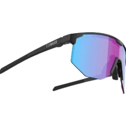 Occhiali da sole Bliz Hero Matte Black Nano Optics Nordic Light Begonia Violet Blue Mirror