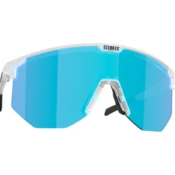 Occhiali da sole Bliz Hero Transparent White Smoke Ice Blue Mirror