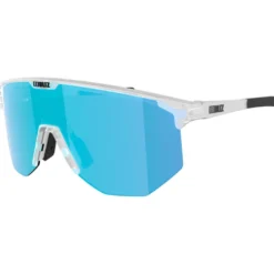 Occhiali da sole Bliz Hero Transparent White Smoke Ice Blue Mirror