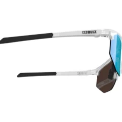 Occhiali da sole Bliz Hero Transparent White Smoke Ice Blue Mirror
