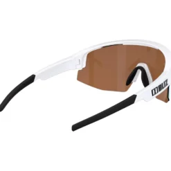 Occhiali da sole Bliz Matrix Matt White Nano Optics Nordic Orange Blue Mirror