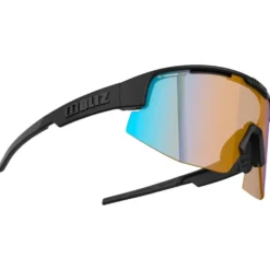 Occhiali da sole Bliz Matrix Small Matte Black Nano Optics Nordic Light Coral Orange Blue Mirror