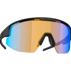 Occhiali da sole Bliz Matrix Small Matte Black Nano Optics Nordic Light Coral Orange Blue Mirror