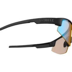 Occhiali da sole Bliz Matrix Small Matte Black Nano Optics Nordic Light Coral Orange Blue Mirror