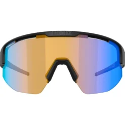 Occhiali da sole Bliz Matrix Small Matte Black Nano Optics Nordic Light Coral Orange Blue Mirror