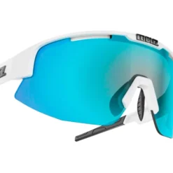 Occhiali da sole Bliz Matrix Shiny White Smoke Blue Multi