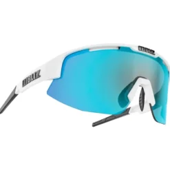 Occhiali da sole Bliz Matrix Shiny White Smoke Blue Multi