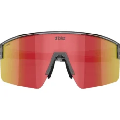 Occhiali da sole Bliz P004 Transparent Dark Grey Brown Red Multi