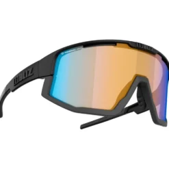 Occhiali da sole Bliz Vision Matt Black Grey Nano Optics Nordic Light Coral Orange Blue Mirror