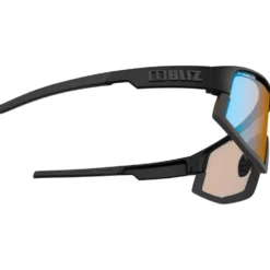 Occhiali da sole Bliz Vision Matt Black Grey Nano Optics Nordic Light Coral Orange Blue Mirror