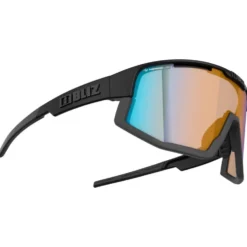 Occhiali da sole Bliz Vision Matt Black Grey Nano Optics Nordic Light Coral Orange Blue Mirror
