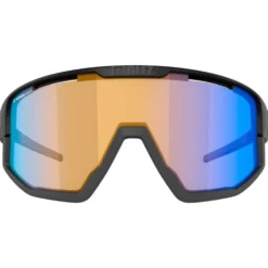 Occhiali da sole Bliz Vision Matt Black Grey Nano Optics Nordic Light Coral Orange Blue Mirror