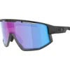 Occhiali da sole Bliz Vision Matt Black Grey Nano Optics Nordic Light Begonia Violet Blue Mirror