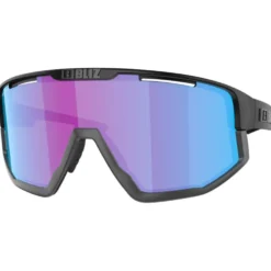 Occhiali da sole Bliz Vision Matt Black Grey Nano Optics Nordic Light Begonia Violet Blue Mirror