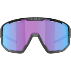 Occhiali da sole Bliz Vision Matt Black Grey Nano Optics Nordic Light Begonia Violet Blue Mirror