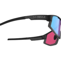 Occhiali da sole Bliz Vision Matt Black Grey Nano Optics Nordic Light Begonia Violet Blue Mirror