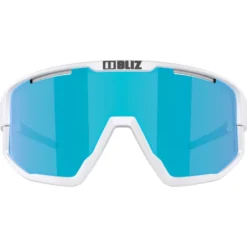 Occhiali da sole Bliz Vision White Smoke W Blue Mirror