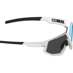 Occhiali da sole Bliz Vision White Smoke W Blue Mirror