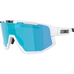 Occhiali da sole Bliz Vision White Smoke W Blue Mirror