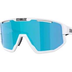 Occhiali da sole Bliz Vision White Smoke W Blue Mirror