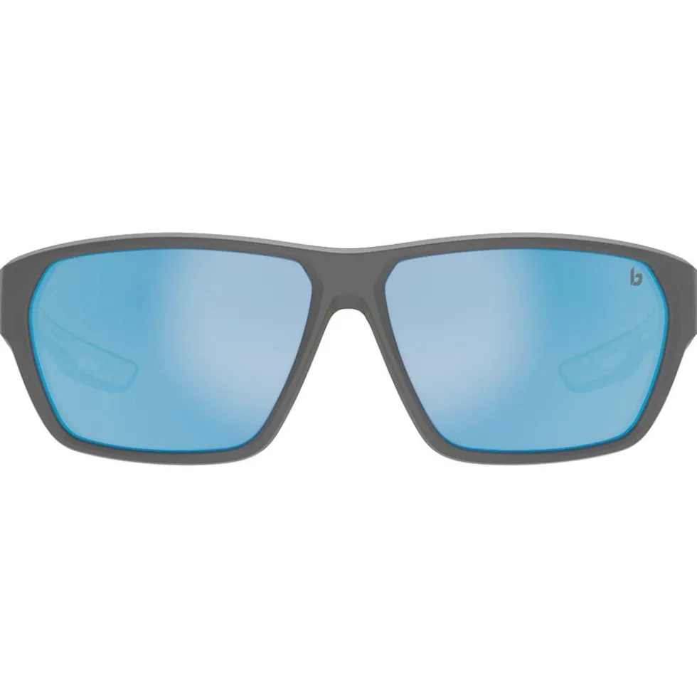 Occhiali da sole Bollé Airfin Grey Matte Acid Sky Blue Polarized