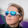 Occhiali da sole Bollé Airfin White Matte Grey Volt+ Offshore Polarized