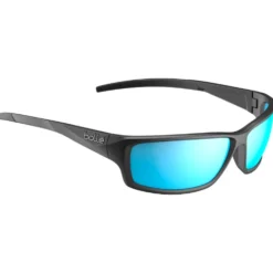 Occhiali da sole Bollé Cerber Black Matte Sky Blue Polarized