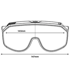 Occhiali da sole Bollé Chronoshield Black Matte Phantom Brown Red Photochromic