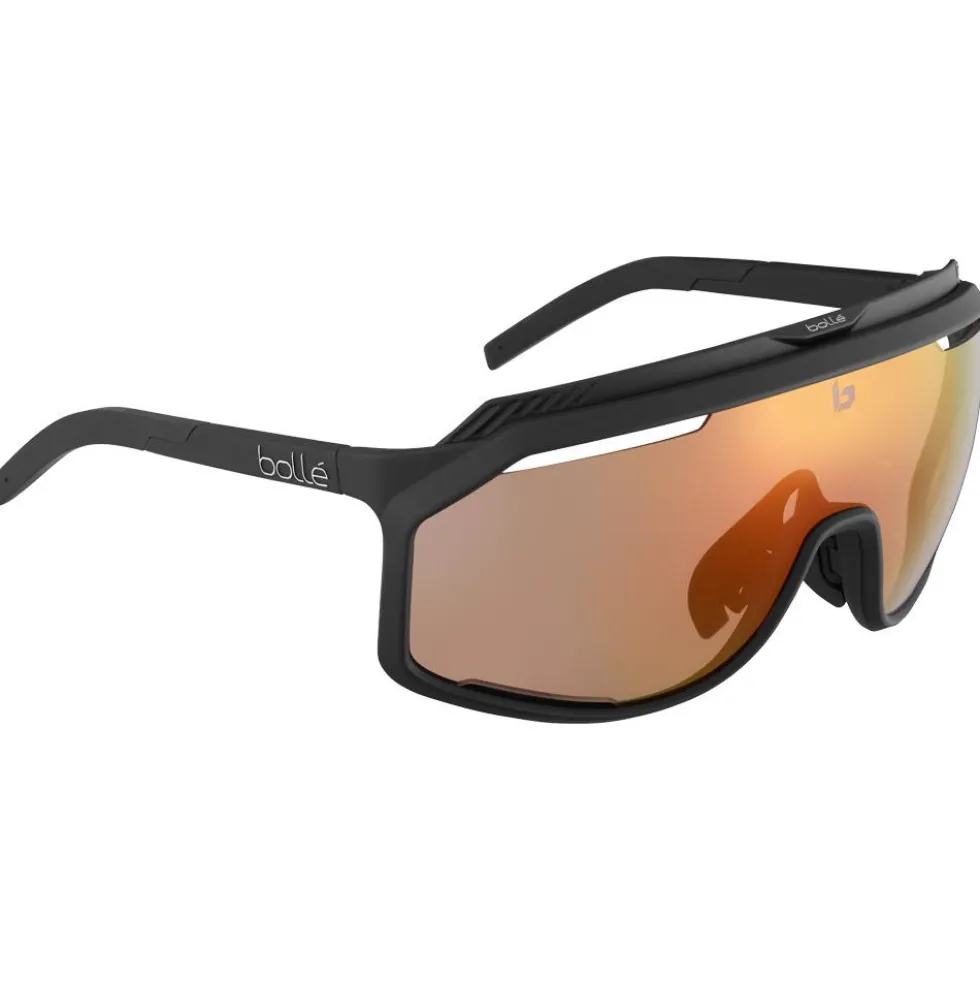 Occhiali da sole Bollé Chronoshield Black Matte Phantom Brown Red Photochromic