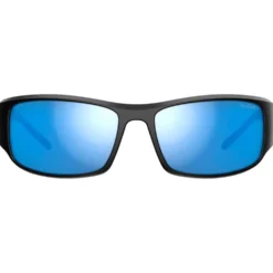 Occhiali da sole Bollé King Black Matte Sky Blue Polarized
