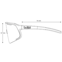 Occhiali da sole Bollé Speedchaser Titanium Matte Volt Ultraviolet