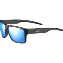 Occhiali da sole Bollé Temper Black Matte Sky Blue Polarized