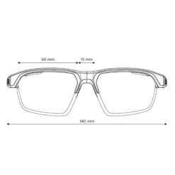 Occhiali da sole Bollé Victus Pro Dark Grey Crystal Blue Volt+ Offshore