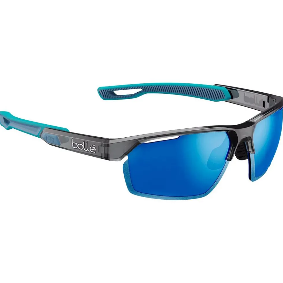 Occhiali da sole Bollé Victus Pro Dark Grey Crystal Blue Volt+ Offshore