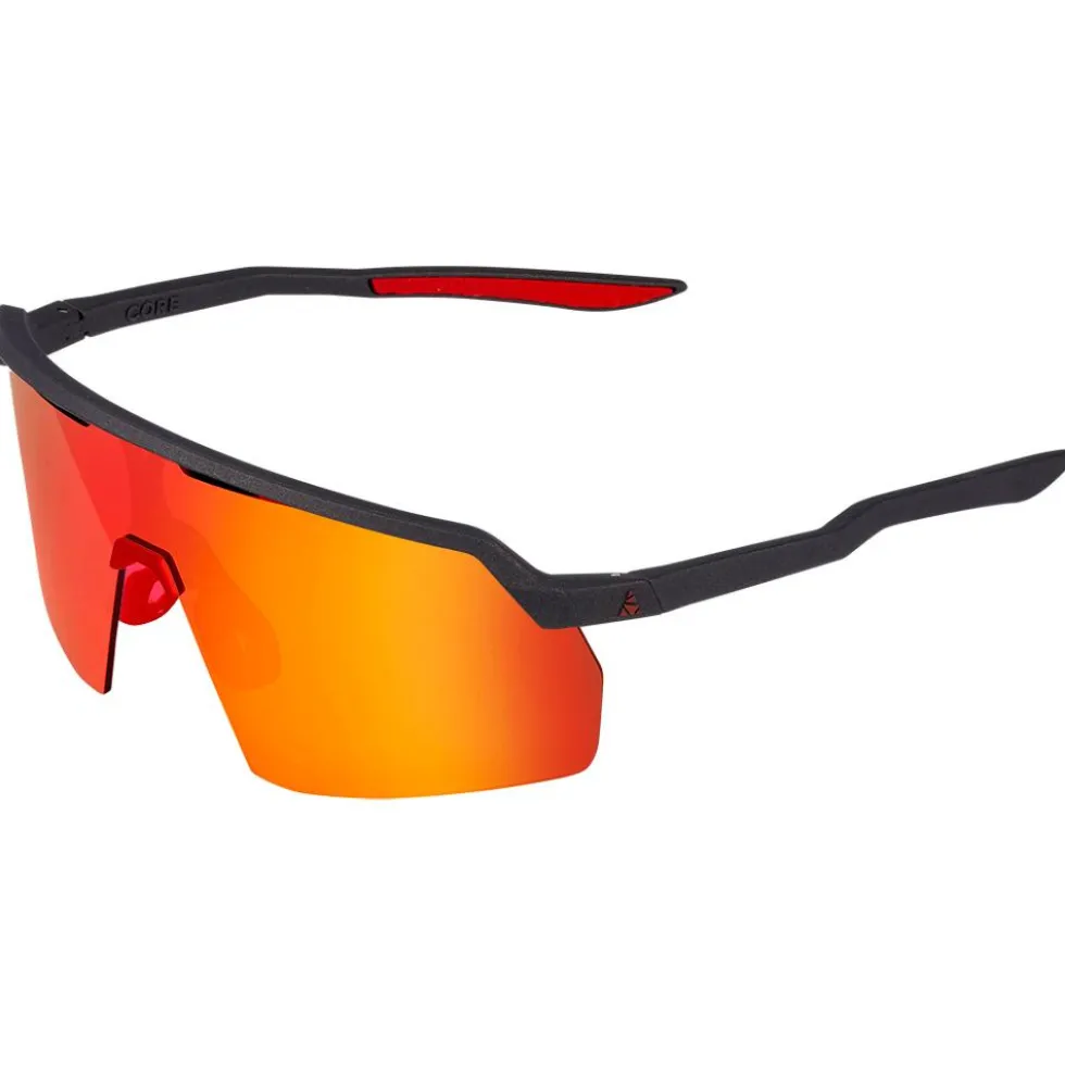 Occhiali da sole Cairn Core Evolight Matt Metallic Black Red