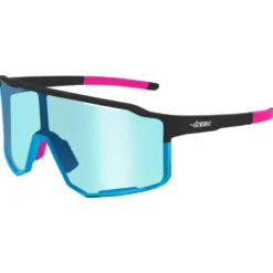 Occhiali da sole Cebe Outflow 2 Matt Translucent Blue Black Pink Vario Grey Blue Revo