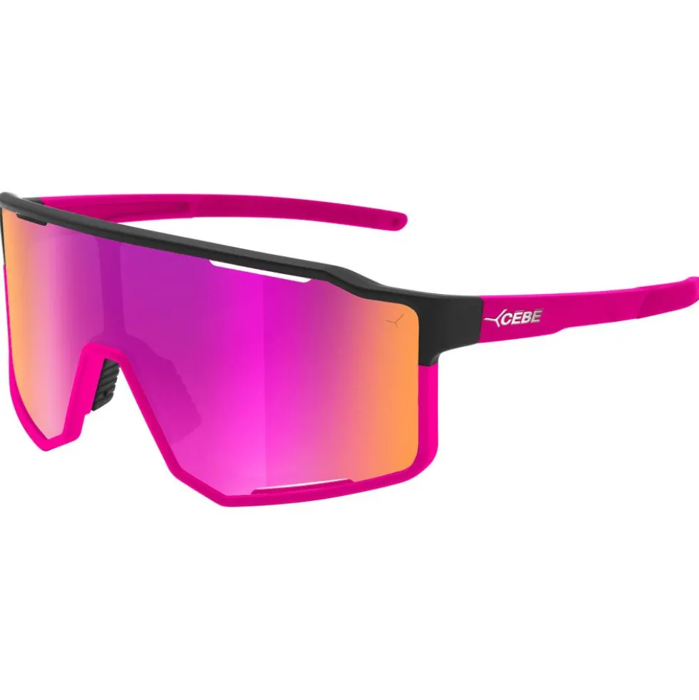 Occhiali da sole Cebe Outflow 2 Matt Black Pink Grey Pink Revo