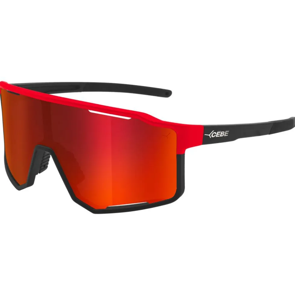 Occhiali da sole Cebe Outflow 2 Matt Black Red Grey Red Revo