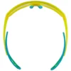 Occhiali da sole Cebe S'Track Vision Translucent Neon Yellow Blue Zone Vario Rose Cat.1-3 Silver
