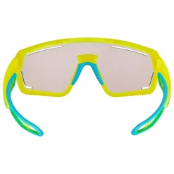 Occhiali da sole Cebe S'Track Vision Translucent Neon Yellow Blue Zone Vario Rose Cat.1-3 Silver