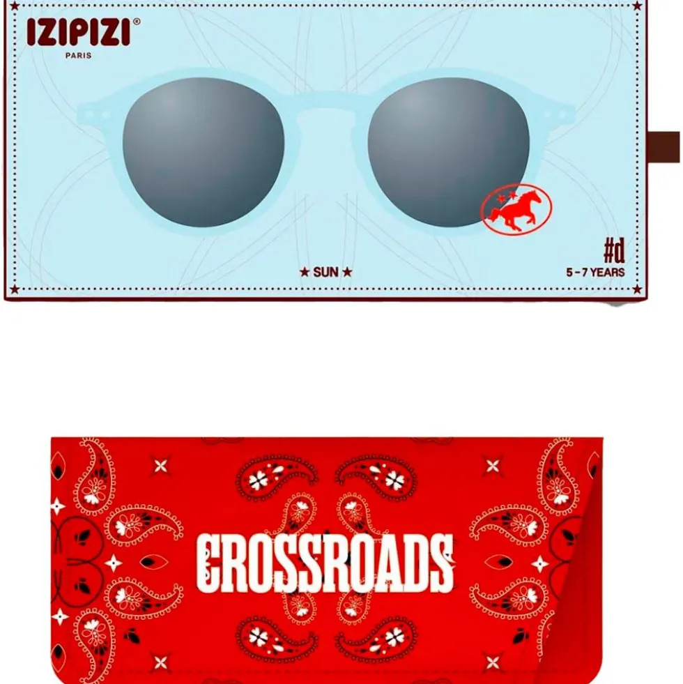Occhiali da sole Izipizi Sun Child #D Turquoise Stone Grey Polarized