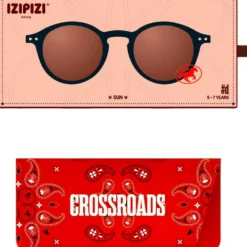 Occhiali da sole Izipizi Sun Child #D Black Road Brown Polarized