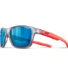 Occhiali da sole Julbo Cruiser Gris Translucide Orange Fluo Spectron 3 Multilayer Bleu