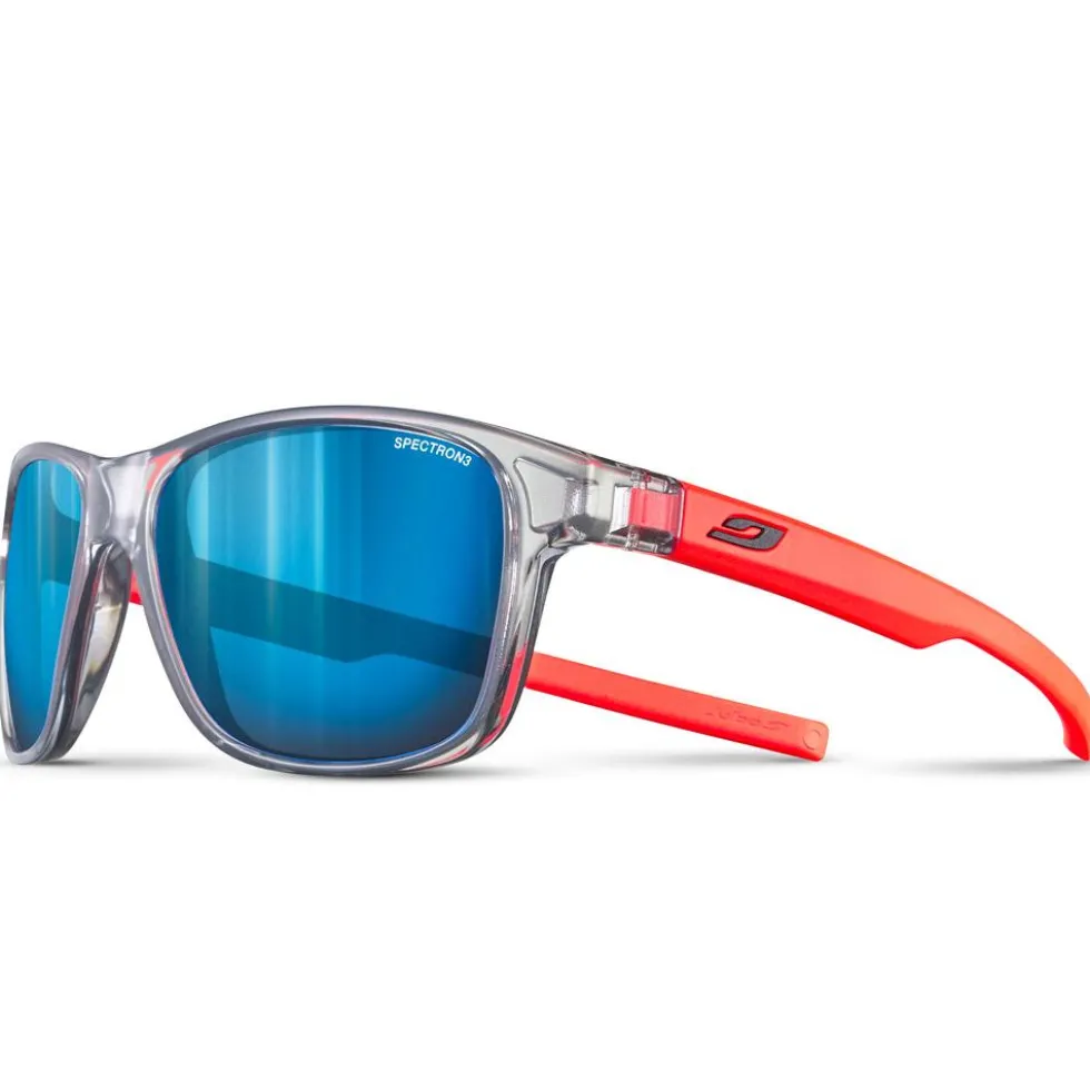 Occhiali da sole Julbo Cruiser Gris Translucide Orange Fluo Spectron 3 Multilayer Bleu