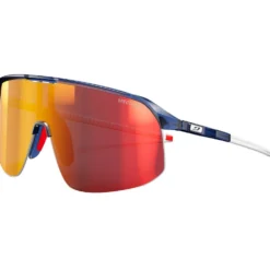 Occhiali da sole Julbo Density Translucide Brillant Bleu Foncé Blanc Rouge Spectron 3